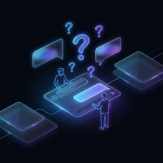 Adoptiv customer support and FAQ illustration